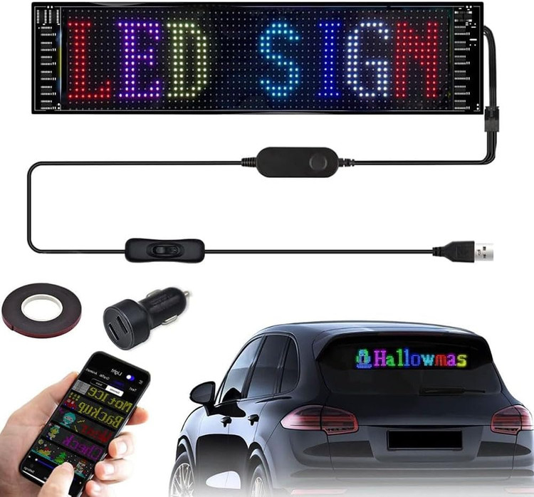 نمایشگر منعطف ال ای دی خودرو